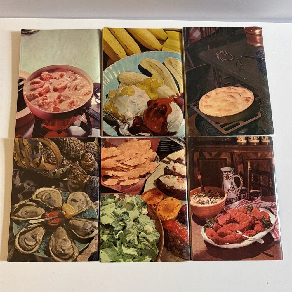 Vintage Good Housekeeping Cookbook Booklet Lot Retro Midcentury Kitchen Decor TV